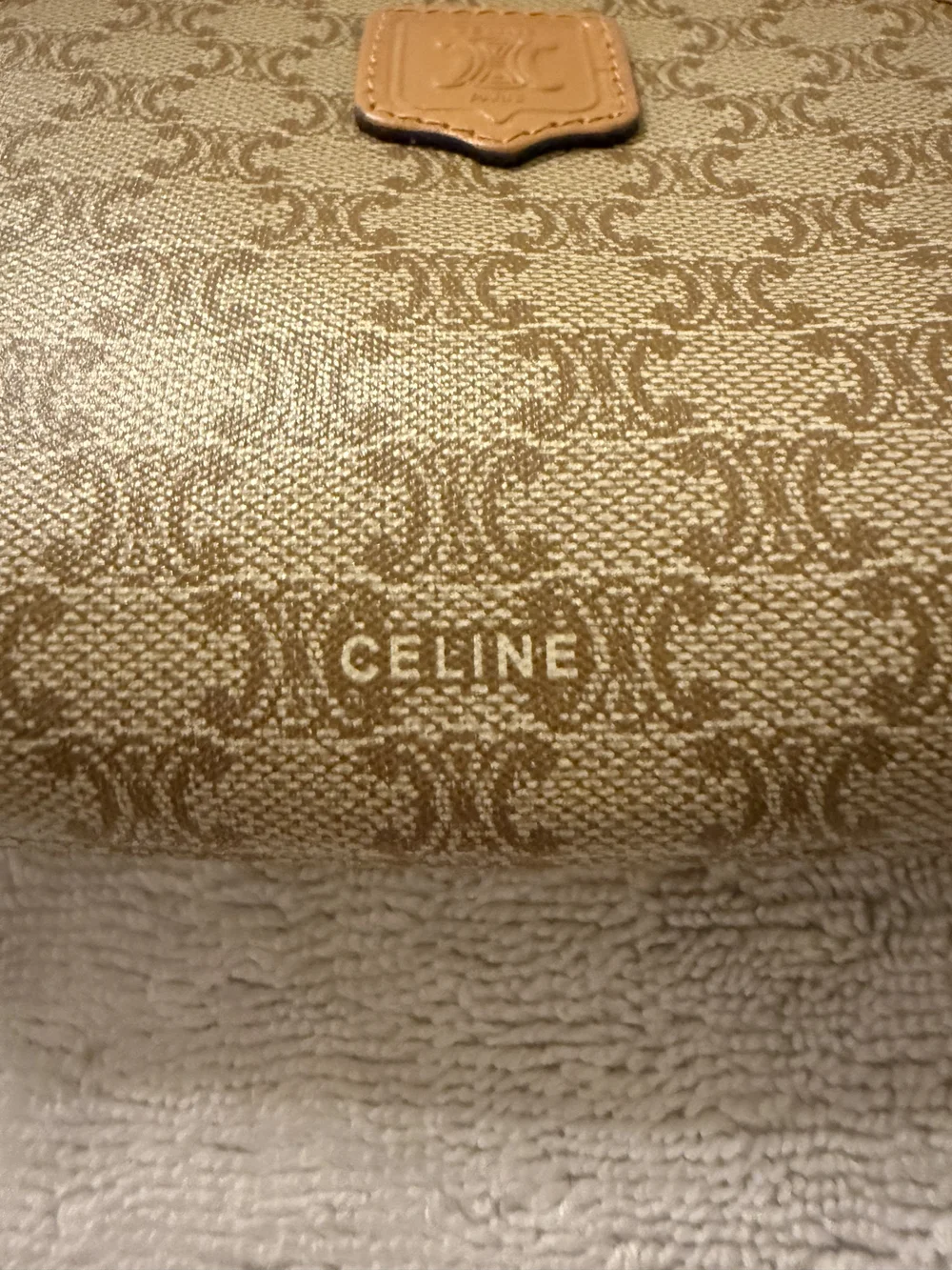 Celine Macadam Half-Moon Pouch